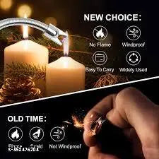 Rechargeable Electric Gas Lighter Kitchen Lighter Chargeable USB